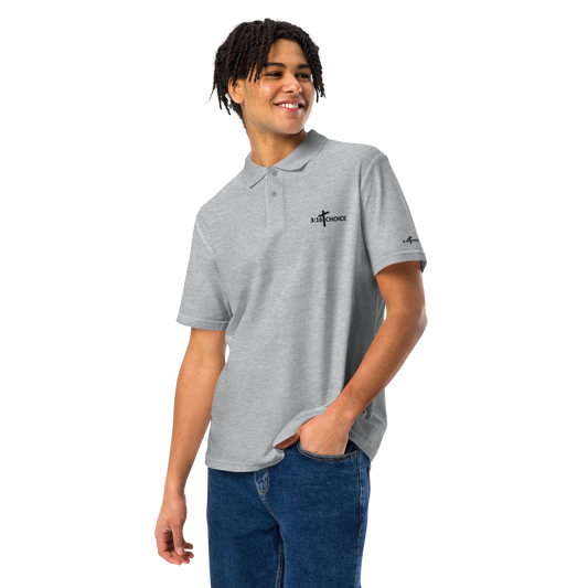 3:16 Signature Unisex polo shirt black logo