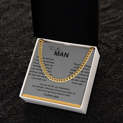 To My Man - Cuban Link Chain