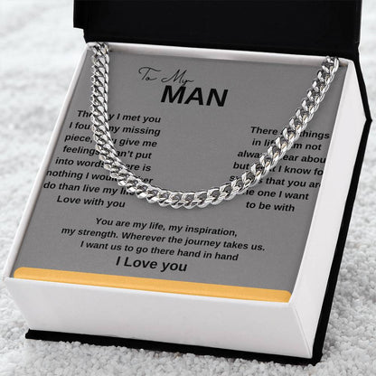 To My Man - Cuban Link Chain