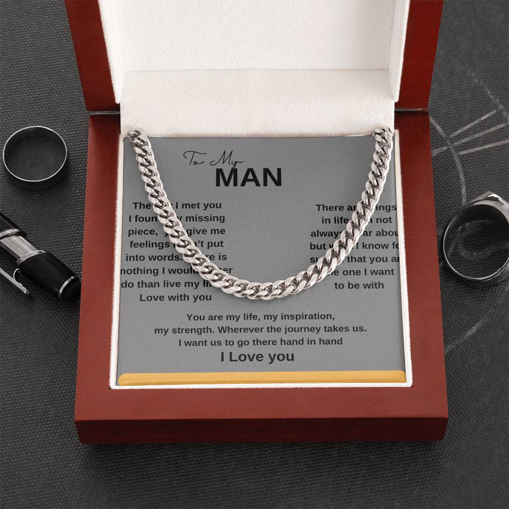 To My Man - Cuban Link Chain