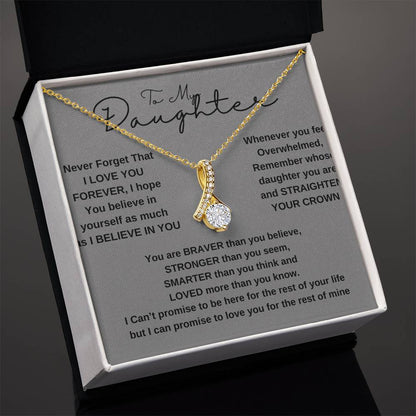 To My Daughter - Alluring Beauty Necklace