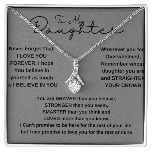 To My Daughter - Alluring Beauty Necklace