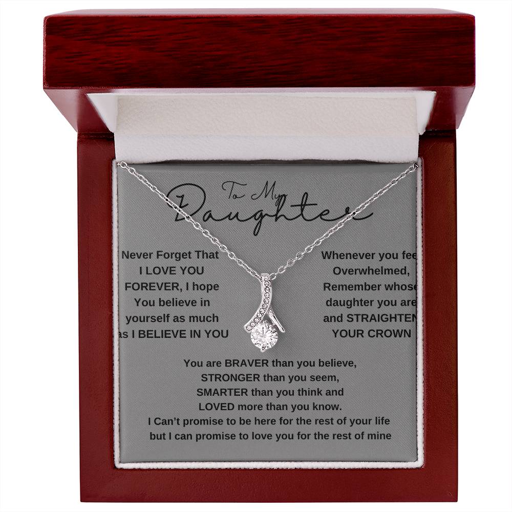 To My Daughter - Alluring Beauty Necklace