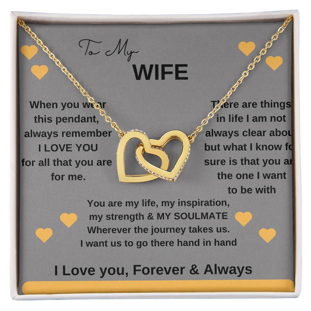 To My Wife - Interlocking Hearts