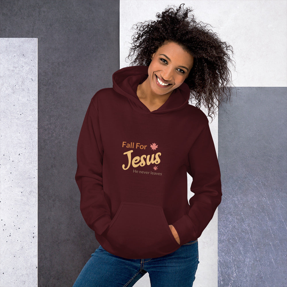 Printed Unisex Hoodie: Fall for Jesus